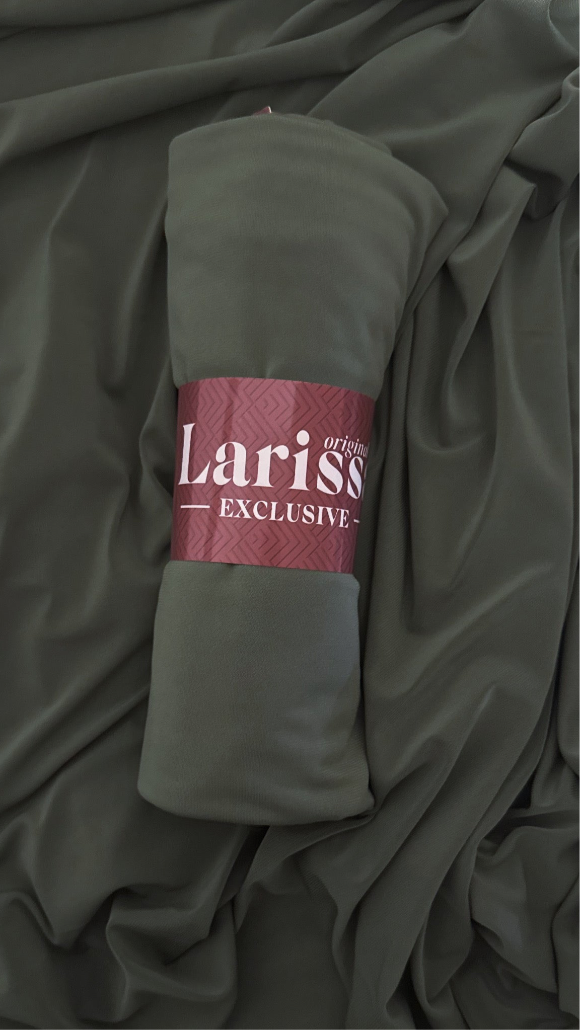 Hijab Jersey Premium de Luxe - kaki militaire
