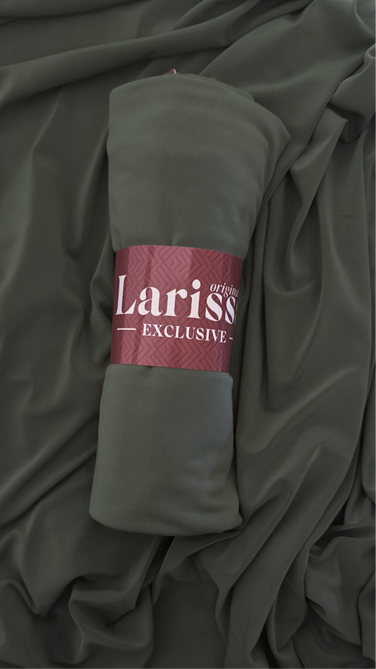 Hijab Jersey Premium de Luxe - kaki militaire