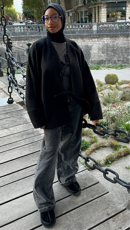 Gilet SB à nœud - noir
