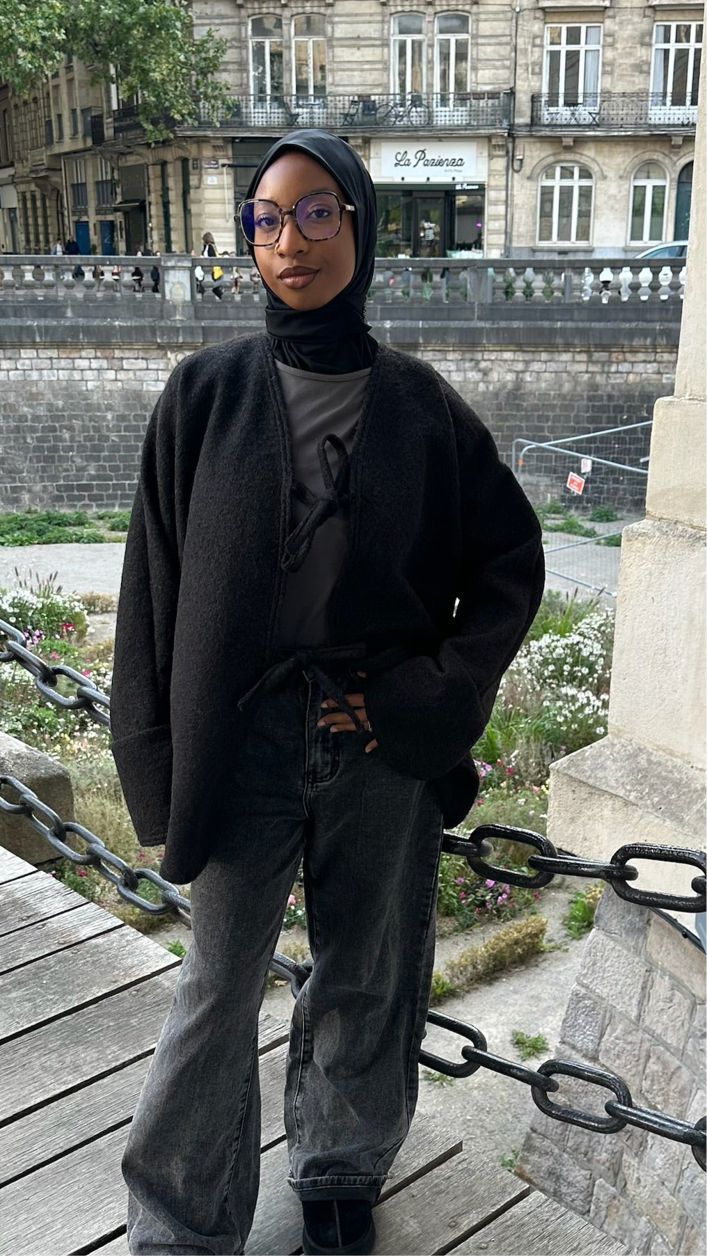 Gilet SB à nœud - noir