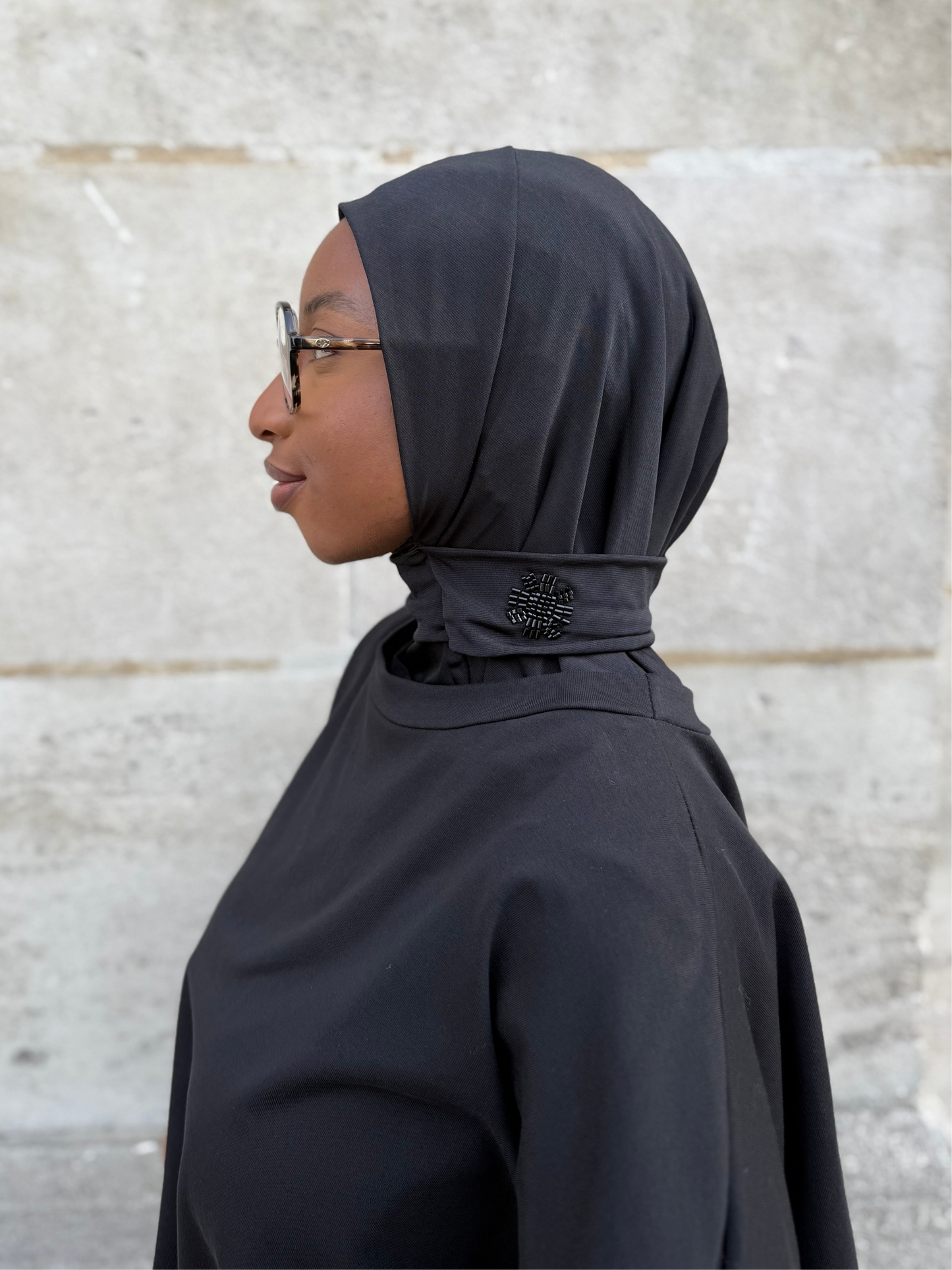 Cagoule Jersey Premium - noir intense