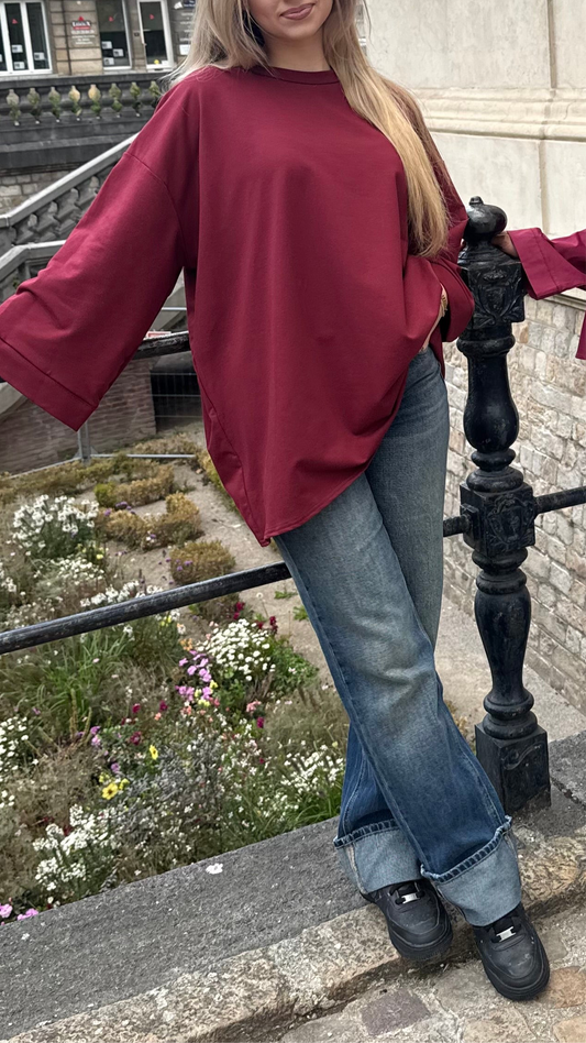 Basic T-shirt - bordeaux