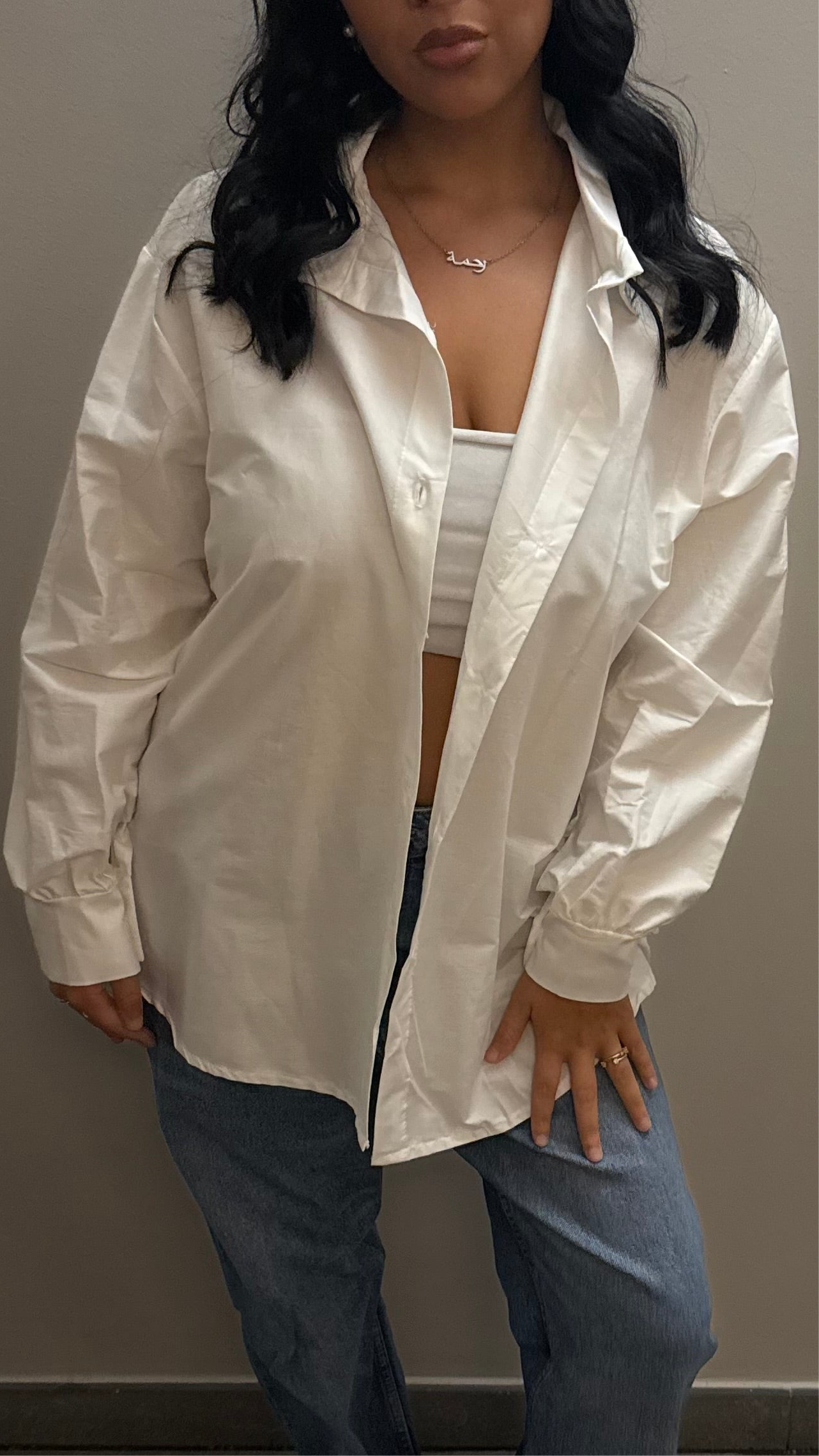 Chemise simple - blanche