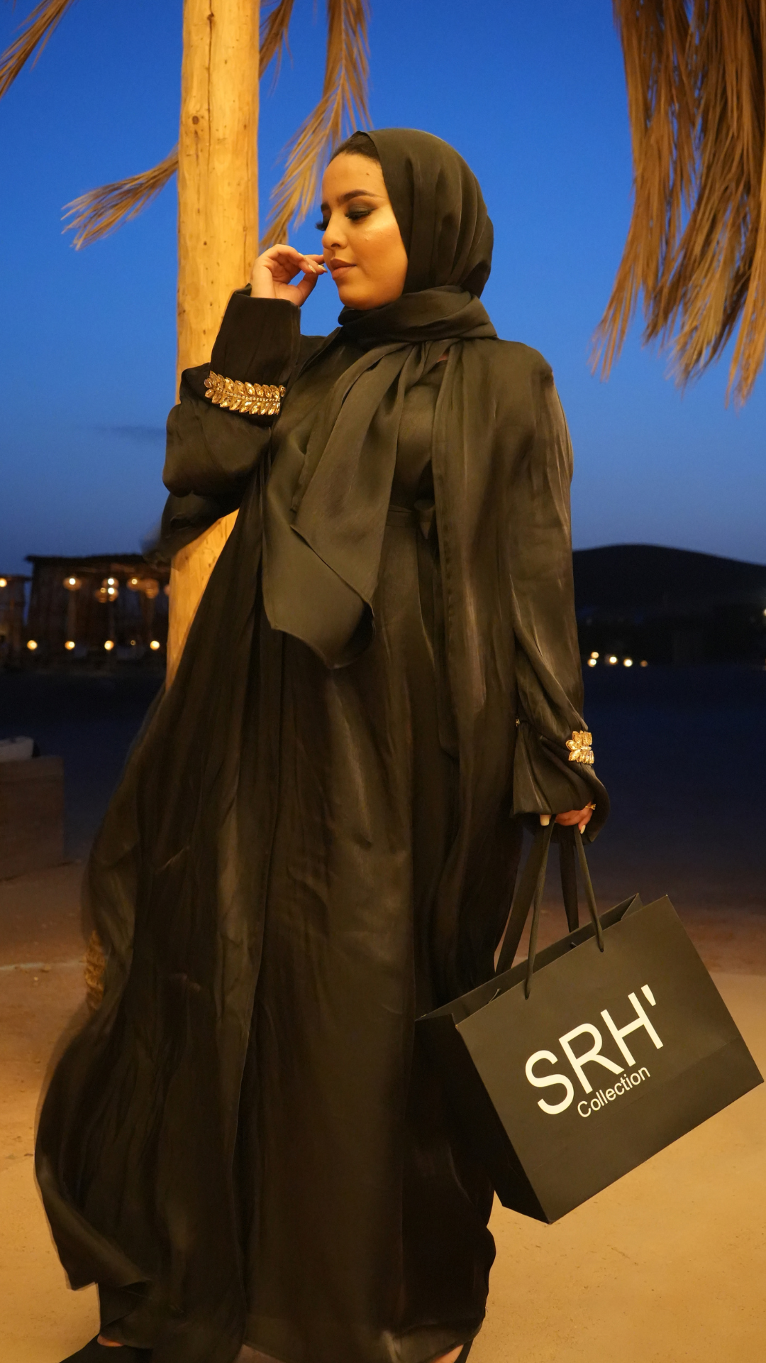Abaya Agafay - noire