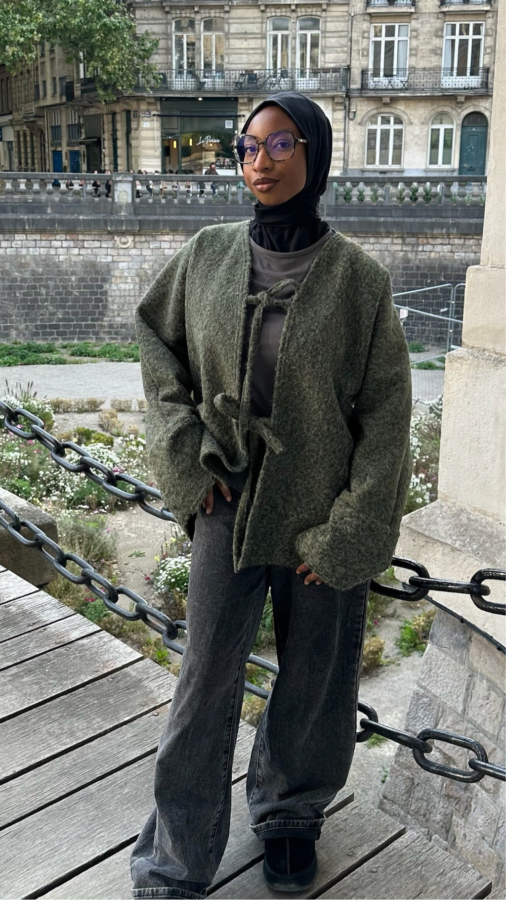 Gilet SB à nœud - vert kaki