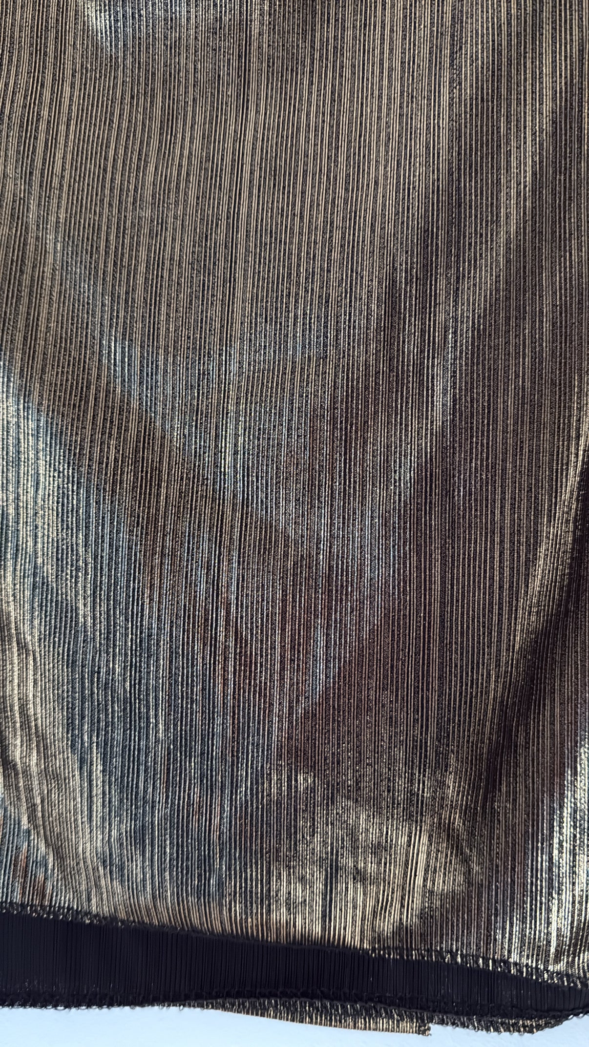 Voile réversible à paillettes - noir & doré