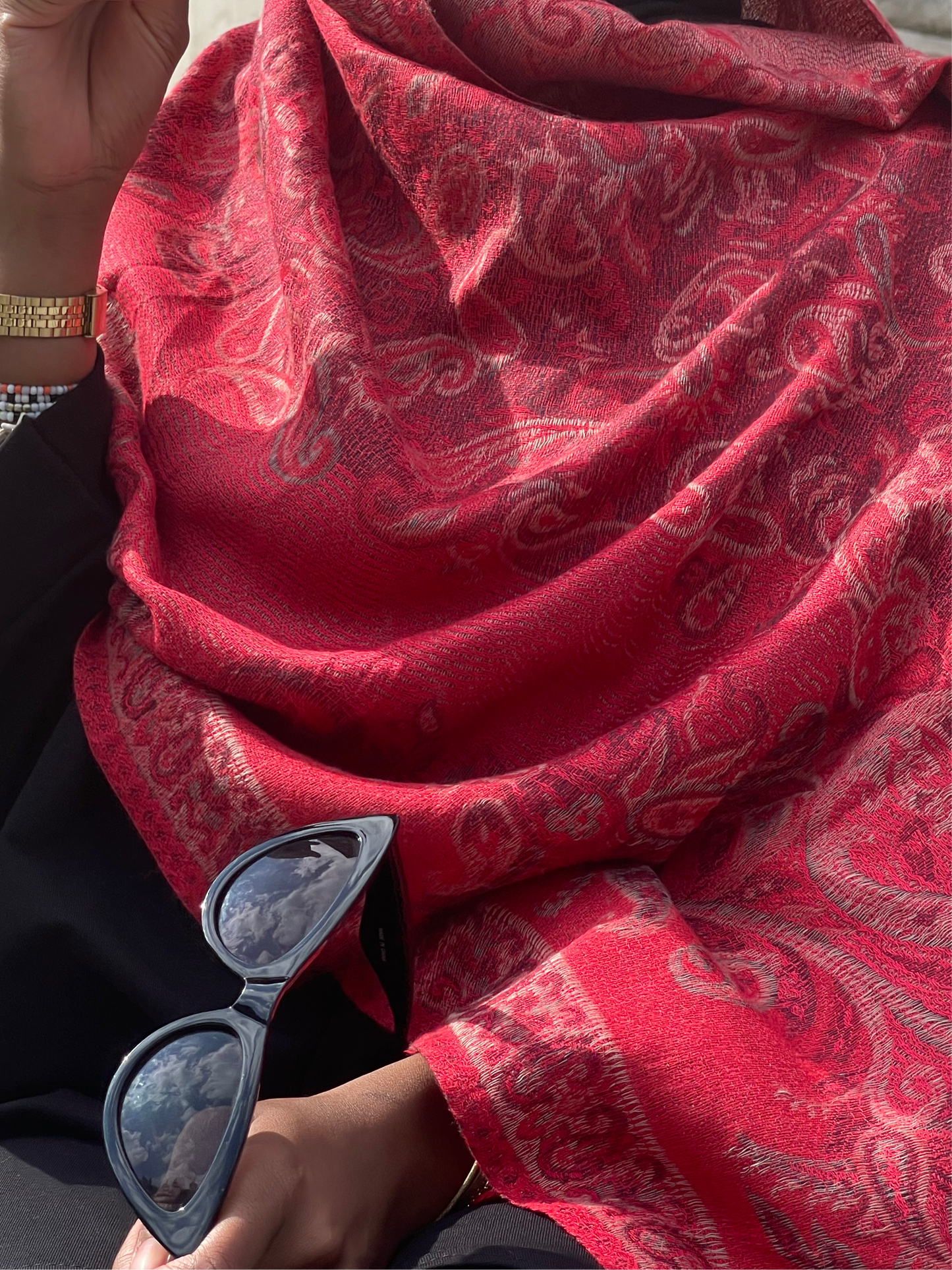 Pashmina - Cerise Intense