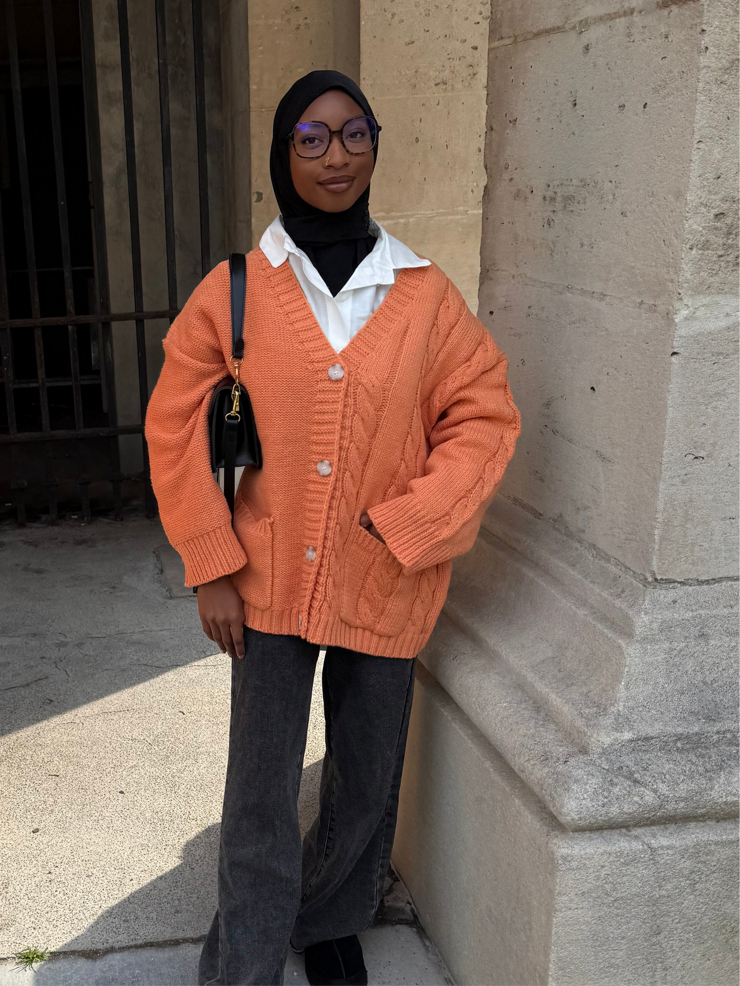 Cardigan - Corail Doux