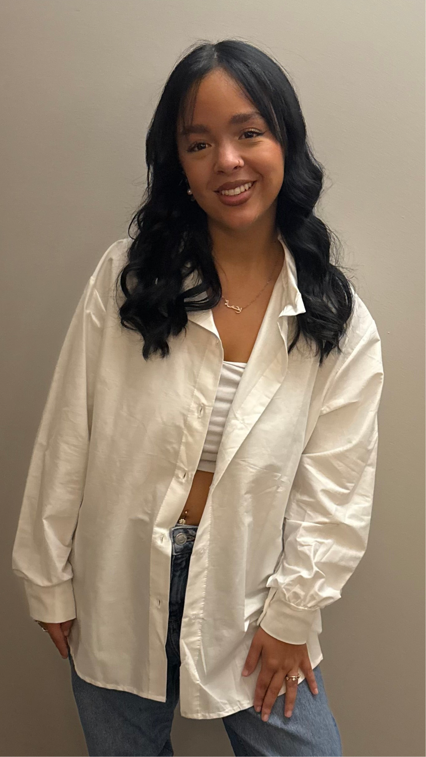 Chemise simple - blanche