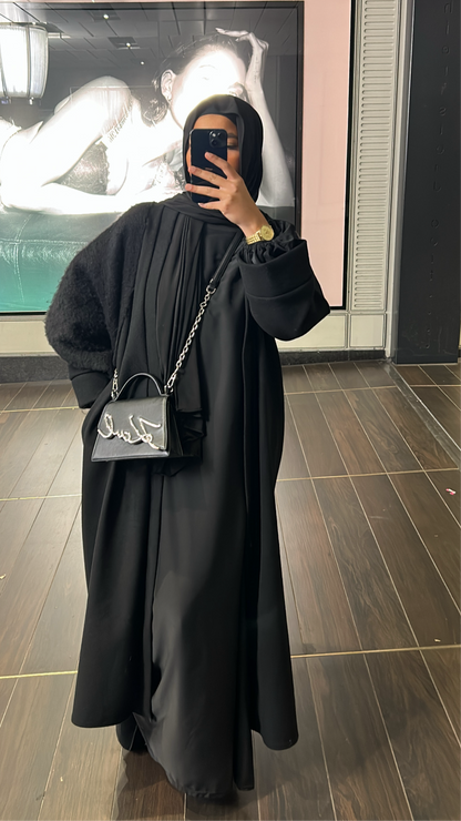 Manteau kimono - noir