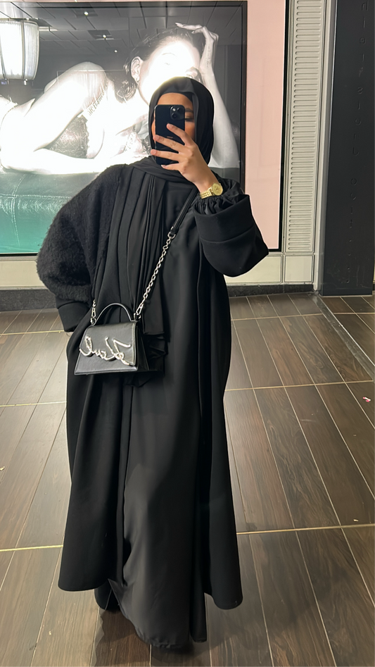 Manteau kimono - noir