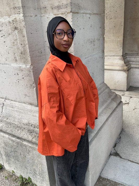 Chemise Oversize - orange