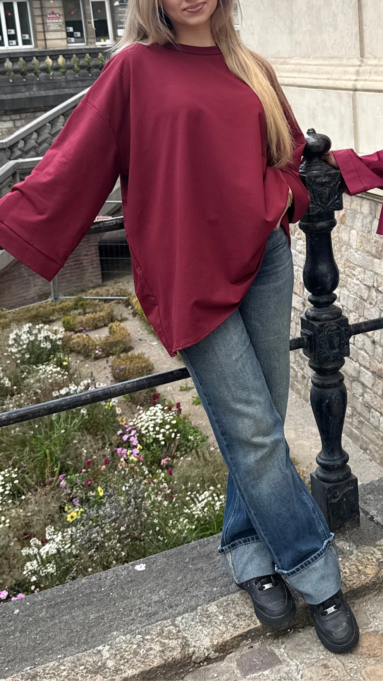 Basic T-shirt - bordeaux
