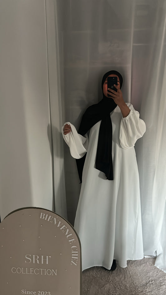 Abaya - blanche