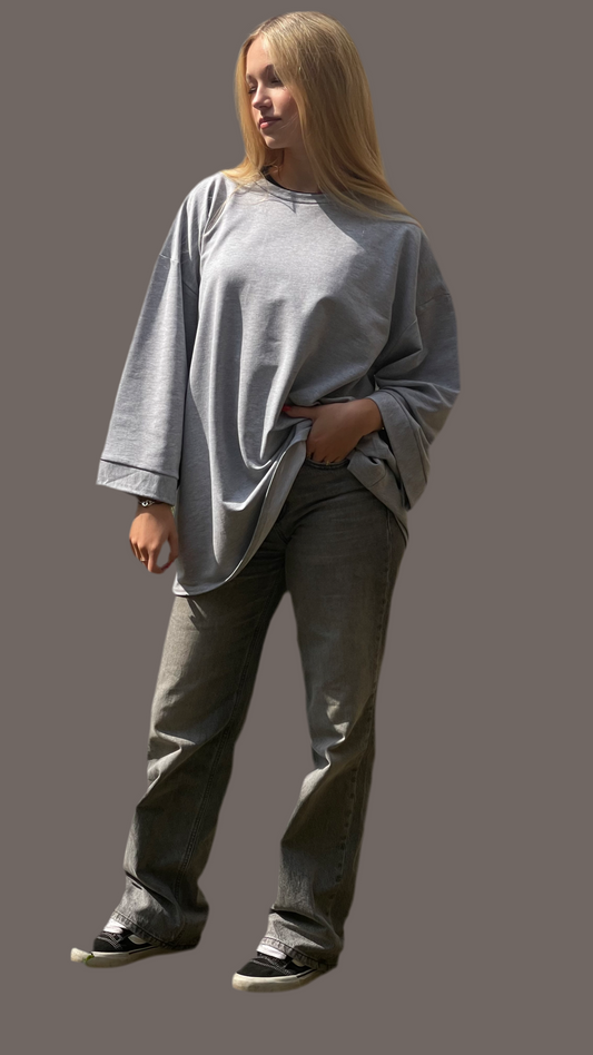 Basic T-shirt - gris