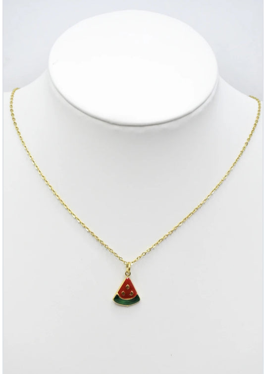 Collier Pastèque