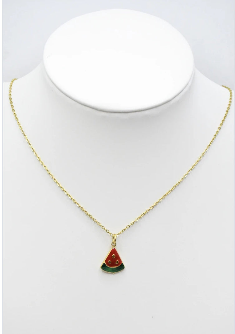 Collier Pastèque
