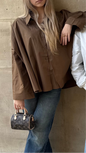 Chemise Oversize - marron