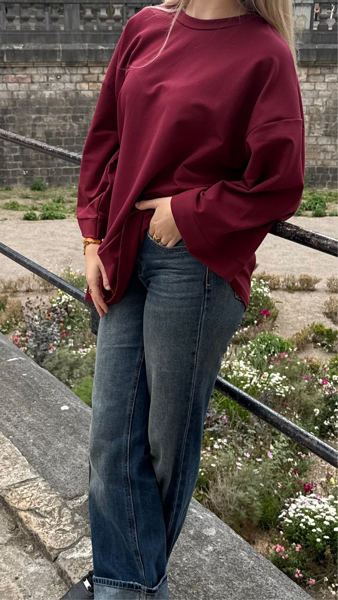 Basic T-shirt - bordeaux
