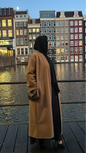 Manteau kimono - cannelle