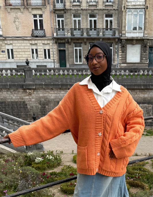 Cardigan - Corail Doux